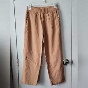 Nature Tan Cropped Pants